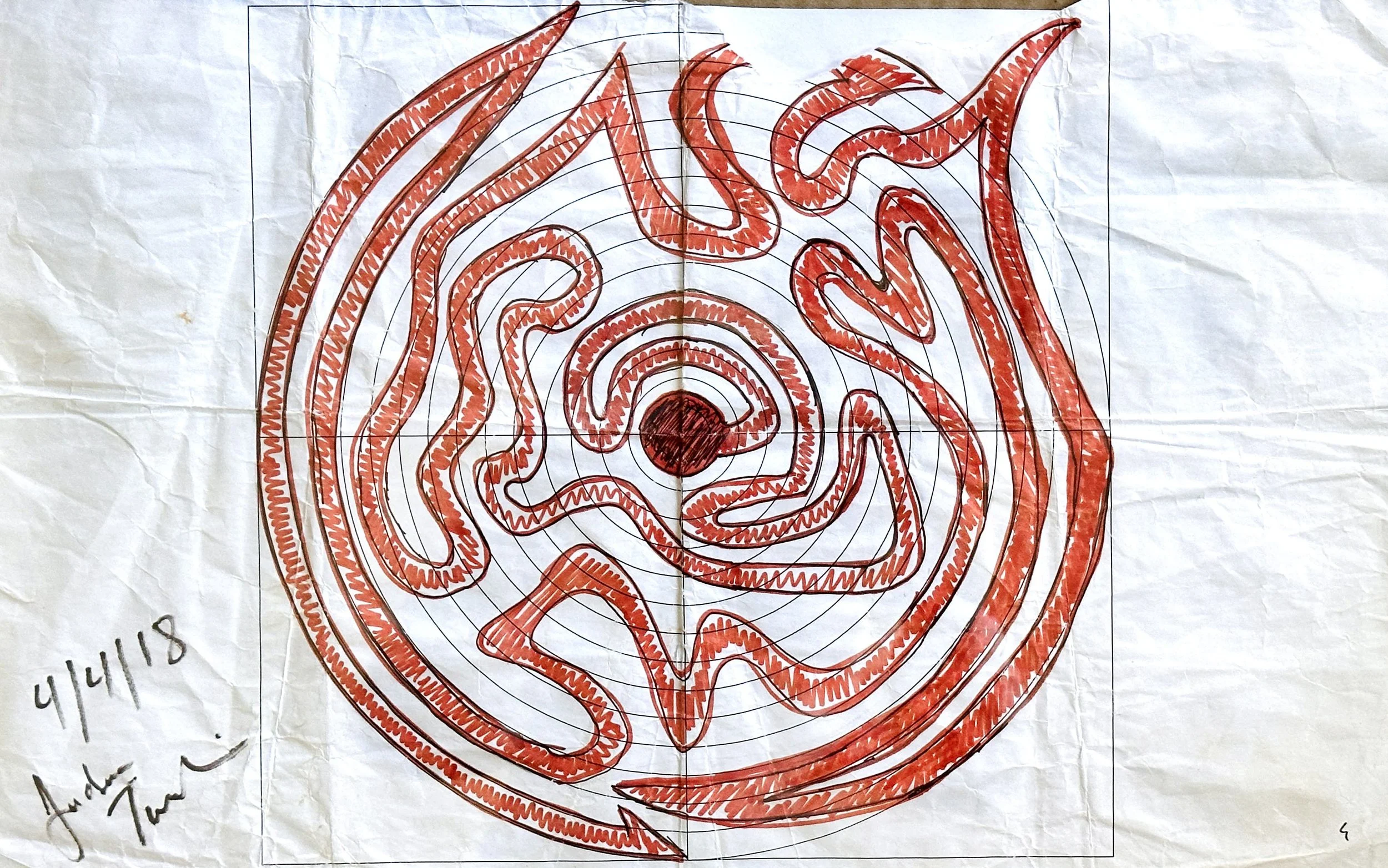 The Art & Story of designing The Labyrinth at The Horse Shoe Farm